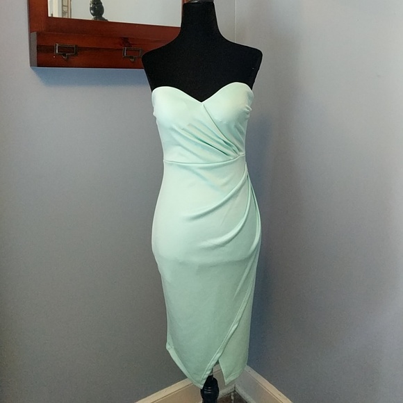 Mint sweetheart strapless dress - Picture 4 of 7